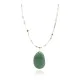 .925 Sterling Silver Certified Authentic Navajo White Howlite Jade Native American Necklace 15975-81 .925 Sterling Silver Certified Authentic Navajo White Howlite Jade Native American Necklace 15975-81