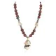.925 Sterling Silver Certified Authentic Navajo White Howlite Jasper Native American Necklace 750227-2 .925 Sterling Silver Certified Authentic Navajo White Howlite Jasper Native American Necklace 750227-2