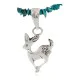 .925 Sterling Silver Deer Handmade Certified Authentic Navajo Natural Turquoise Native American Necklace 94009-3-750124 .925 Sterling Silver Deer Handmade Certified Authentic Navajo Natural Turquoise Native American Necklace 94009-3-750124