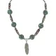 .925 Sterling Silver Feather Certified Authentic Navajo Wood Native American Necklace 18256 .925 Sterling Silver Feather Certified Authentic Navajo Wood Native American Necklace 18256
