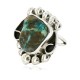 925 Sterling Silver Handmade Certified Authentic Natural Turquoise Navajo Native American Ring  17000-5