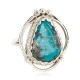 .925 Sterling Silver Handmade Certified Authentic Navajo Natural Turquoise # 8 Native American Ring 18188-1 .925 Sterling Silver Handmade Certified Authentic Navajo Natural Turquoise # 8 Native American Ring 18188-1