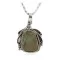 .925 Sterling Silver Handmade Certified Authentic Navajo Natural Turquoise Native American Necklace 12816-1