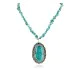 .925 Sterling Silver Handmade Certified Authentic Navajo Natural Turquoise Native American Necklace 15055-15409 .925 Sterling Silver Handmade Certified Authentic Navajo Natural Turquoise Native American Necklace 15055-15409