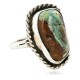 .925 Sterling Silver Handmade Certified Authentic Navajo Natural Turquoise Native American Ring 16994-2 .925 Sterling Silver Handmade Certified Authentic Navajo Natural Turquoise Native American Ring 16994-2