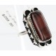 .925 Sterling Silver HANDMADE Certified Authentic Navajo RED TIGERS EYE Native American Ring  371103294941