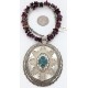 .925 Sterling Silver Handmade Certified Authentic Navajo Turquoise Purple Spiny Oyster Native American Necklace 390829391592 .925 Sterling Silver Handmade Certified Authentic Navajo Turquoise Purple Spiny Oyster Native American Necklace 390829391592