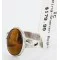 .925 Sterling Silver Handmade Certified Authentic Navajo TIGERS EYE Native American Ring  371017206308