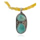 .925 Sterling Silver Handmade Certified Authentic Navajo Turquoise Agate Native American Necklace 14764-2-10225 .925 Sterling Silver Handmade Certified Authentic Navajo Turquoise Agate Native American Necklace 14764-2-10225