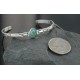 .925 Sterling Silver Handmade Certified Authentic Navajo Turquoise Native American Bracelet 370938721863