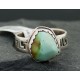 .925 Sterling Silver Handmade Certified Authentic Navajo Turquoise Native American Ring  370913482135