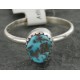 .925 Sterling Silver Handmade Certified Authentic Navajo Turquoise Native American Ring  370922473153