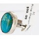 .925 Sterling Silver Handmade Certified Authentic Navajo Turquoise Native American Ring  371010651349