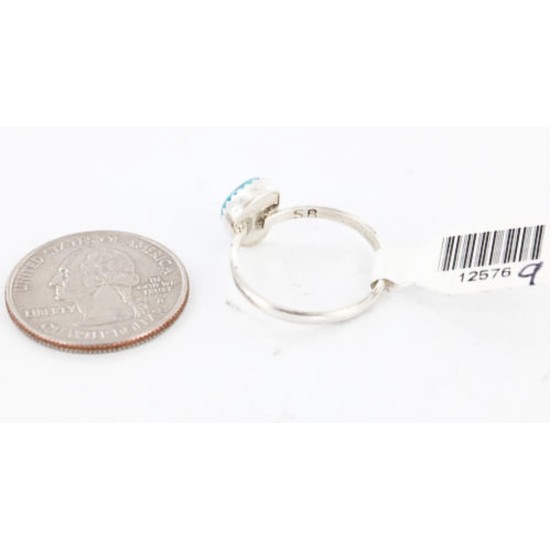 .925 Sterling Silver Handmade Certified Authentic Navajo Turquoise Native American Ring 371017528161 .925 Sterling Silver Handmade Certified Authentic Navajo Turquoise Native American Ring 371017528161