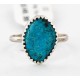 .925 Sterling Silver Handmade Certified Authentic Navajo Turquoise Native American Ring  371061174395