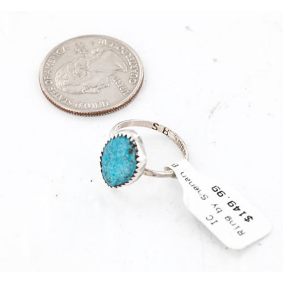 .925 Sterling Silver Handmade Certified Authentic Navajo Turquoise Native American Ring 371061174395 .925 Sterling Silver Handmade Certified Authentic Navajo Turquoise Native American Ring 371061174395