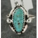 .925 Sterling Silver Handmade Certified Authentic Navajo Turquoise Native American Ring  390683030780