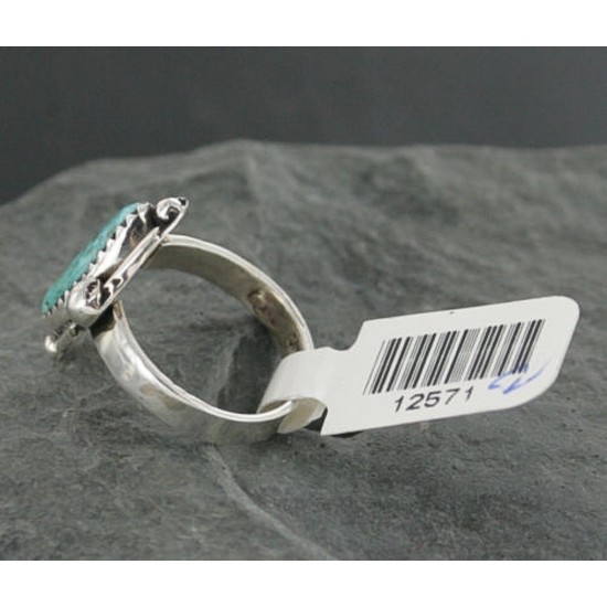 .925 Sterling Silver Handmade Certified Authentic Navajo Turquoise Native American Ring 390683030780 .925 Sterling Silver Handmade Certified Authentic Navajo Turquoise Native American Ring 390683030780