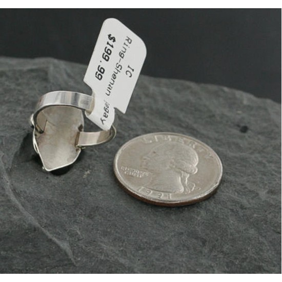 .925 Sterling Silver Handmade Certified Authentic Navajo Turquoise Native American Ring 390683030780 .925 Sterling Silver Handmade Certified Authentic Navajo Turquoise Native American Ring 390683030780