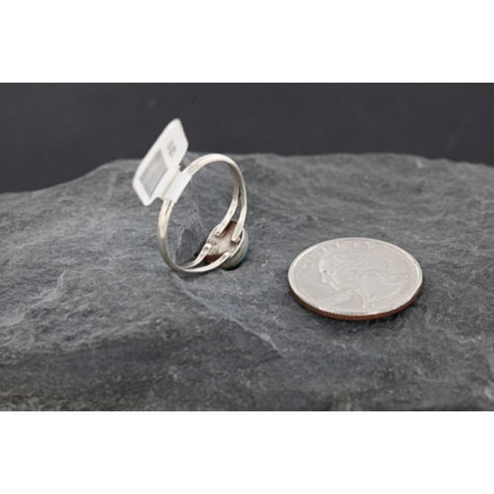 .925 Sterling Silver Handmade Certified Authentic Navajo Turquoise Native American Ring 390744514856 .925 Sterling Silver Handmade Certified Authentic Navajo Turquoise Native American Ring 390744514856