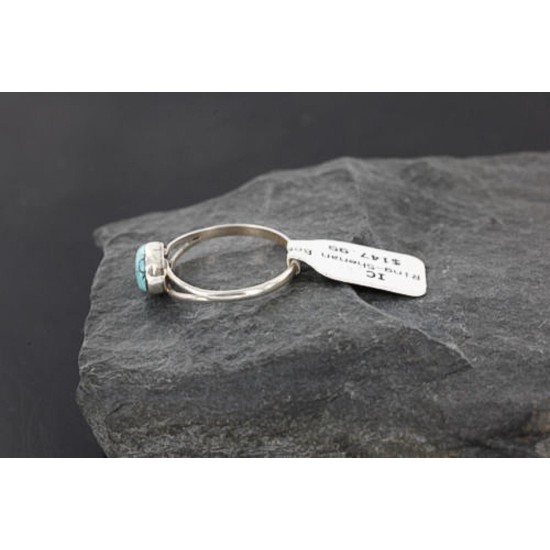 .925 Sterling Silver Handmade Certified Authentic Navajo Turquoise Native American Ring 390744514856 .925 Sterling Silver Handmade Certified Authentic Navajo Turquoise Native American Ring 390744514856