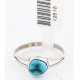 .925 Sterling Silver Handmade Certified Authentic Navajo Turquoise Native American Ring  390788988640