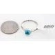 .925 Sterling Silver Handmade Certified Authentic Navajo Turquoise Native American Ring  390788988640