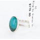 .925 Sterling Silver Handmade Certified Authentic Navajo Turquoise Native American Ring  390816823557