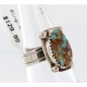 .925 Sterling Silver Handmade Certified Authentic Navajo Turquoise Native American Ring  390851636317