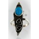 .925 Sterling Silver Handmade Certified Authentic Navajo Turquoise Native American Ring  390851801182