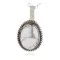 .925 Sterling Silver Handmade Certified Authentic Navajo White Howlite Native American Necklace 12904