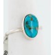 .925 Sterling Silver Handmade Certified Authentic NavajoONE MOUNTAIN Turquoise Native American Ring  390746147064