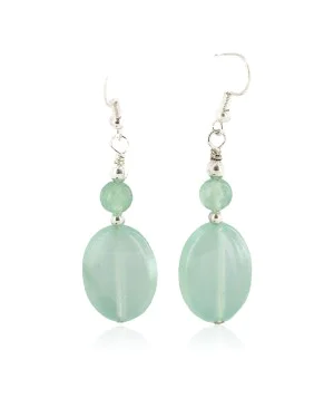 .925 Sterling Silver Hooks Certified Authentic Navajo Natural Jade Native American Earrings 18290-7 .925 Sterling Silver Hooks Certified Authentic Navajo Natural Jade Native American Earrings 18290-7