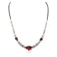 .925 Sterling Silver Navajo Certified Authentic Coral and Natural Turquoise Graduated Heishi Native American Necklace 95005
