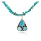 .925 Sterling Silver Navajo Certified Authentic Turquoise Native American Necklace 15215-1577 .925 Sterling Silver Navajo Certified Authentic Turquoise Native American Necklace 15215-1577