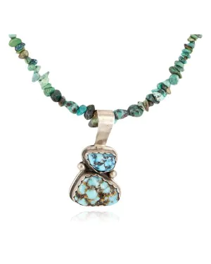 .925 Sterling Silver Navajo Certified Authentic Turquoise Pink Quartz Native American Necklace 15029-15794-5