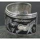 .925 Sterling Silver Sterling Handmade Horse Certified Authentic Navajo Storyteller Native American Bracelet 390673566471 .925 Sterling Silver Sterling Handmade Horse Certified Authentic Navajo Storyteller Native American Bracelet 390673566471