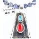 .925 Sterling SilverHandmade Certified Authentic Navajo Turquoise and Coral Native American Necklace 371007057655 .925 Sterling SilverHandmade Certified Authentic Navajo Turquoise and Coral Native American Necklace 371007057655