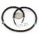 Certified Authentic Navajo .925 Sterling Silver Natural Turquoise and Heishi Native American Necklace 16043-3