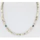 Certified Authentic Navajo .925 Sterling Silver WHITE Turquoise Native American Necklace 16044