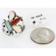 Handmade Dragonfly Certified Authentic Navajo .925 Sterling Silver Multicolor Natural Turquoise Native American Ring 16830 Handmade Dragonfly Certified Authentic Navajo .925 Sterling Silver Multicolor Natural Turquoise Native American Ring 16830