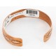 Handmade Certified Authentic Jiemmy Patters Navajo Pure Copper Native American Bracelet 12528-3 All Products 12528-3 12528-3 (by LomaSiiva)