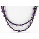 Certified Authentic 2 Strand Navajo .925 Sterling Silver Turquoise and AMETHYST Native American Necklace 16011 Certified Authentic 2 Strand Navajo .925 Sterling Silver Turquoise and AMETHYST Native American Necklace 16011