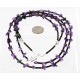 Certified Authentic 2 Strand Navajo .925 Sterling Silver Turquoise and AMETHYST Native American Necklace 16011 Certified Authentic 2 Strand Navajo .925 Sterling Silver Turquoise and AMETHYST Native American Necklace 16011