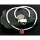 Certified Authentic Navajo .925 Sterling Silver Opalite Jasper and Turquoise Native American Necklace 25231-18
