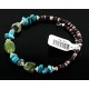 Certified Authentic Navajo Turquoise and JADE Native American WRAP Bracelet 12749