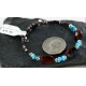 Certified Authentic Navajo beauty Turquoise and Carnelian Native American WRAP Bracelet 12746
