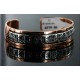 Handmade Certified Authentic Navajo Pure .925 Sterling Silver and Copper Native American Bracelet 12751 Handmade Certified Authentic Navajo Pure .925 Sterling Silver and Copper Native American Bracelet 12751