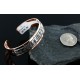 Handmade Certified Authentic Navajo Pure .925 Sterling Silver and Copper Native American Bracelet 12751 Handmade Certified Authentic Navajo Pure .925 Sterling Silver and Copper Native American Bracelet 12751