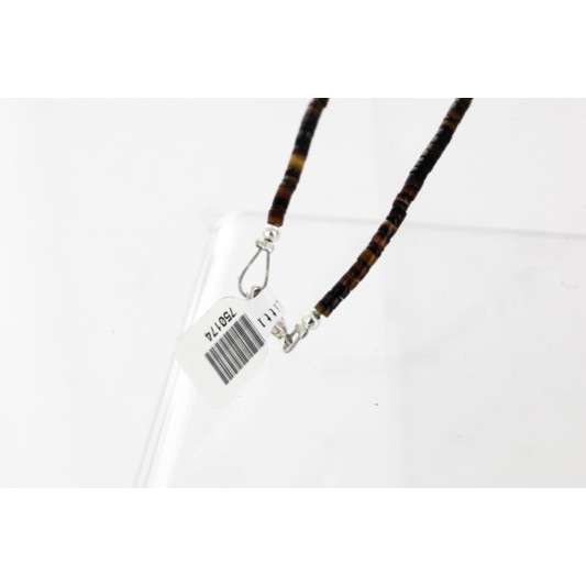 3 Strand Certified Authentic Navajo .925 Sterling Silver Coral Native American Necklace 750174 3 Strand Certified Authentic Navajo .925 Sterling Silver Coral Native American Necklace 750174